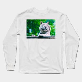 White Tiger (Vivid) Long Sleeve T-Shirt